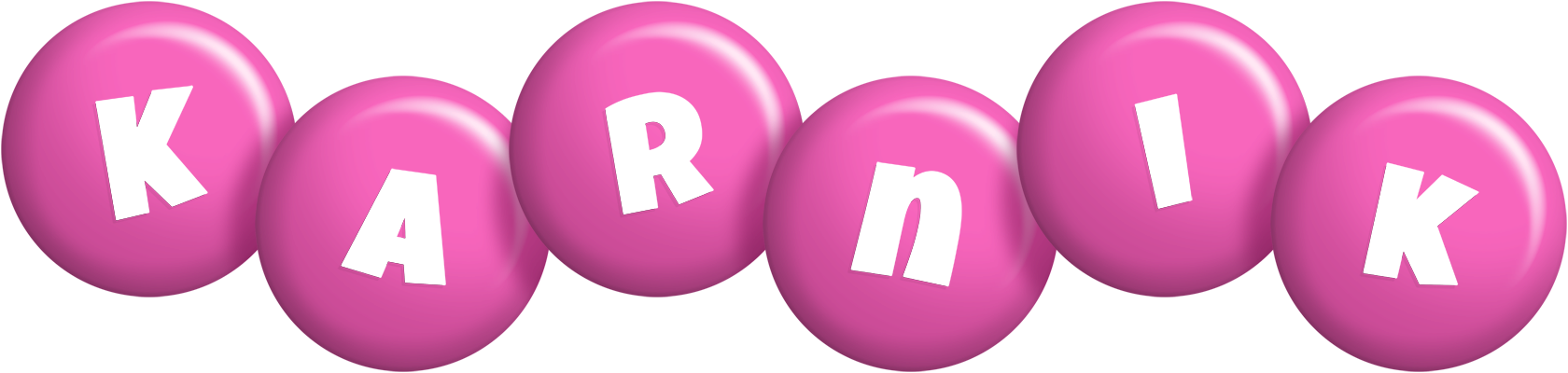 Karnik candy-pink logo