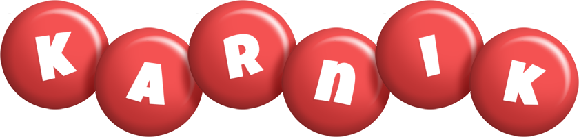 Karnik candy-red logo