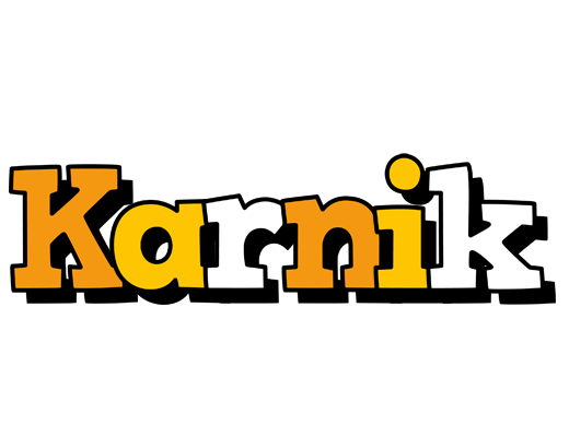 Karnik cartoon logo