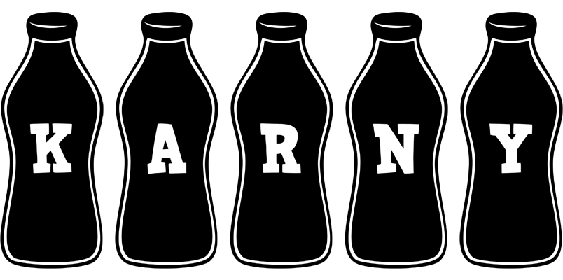 Karny bottle logo