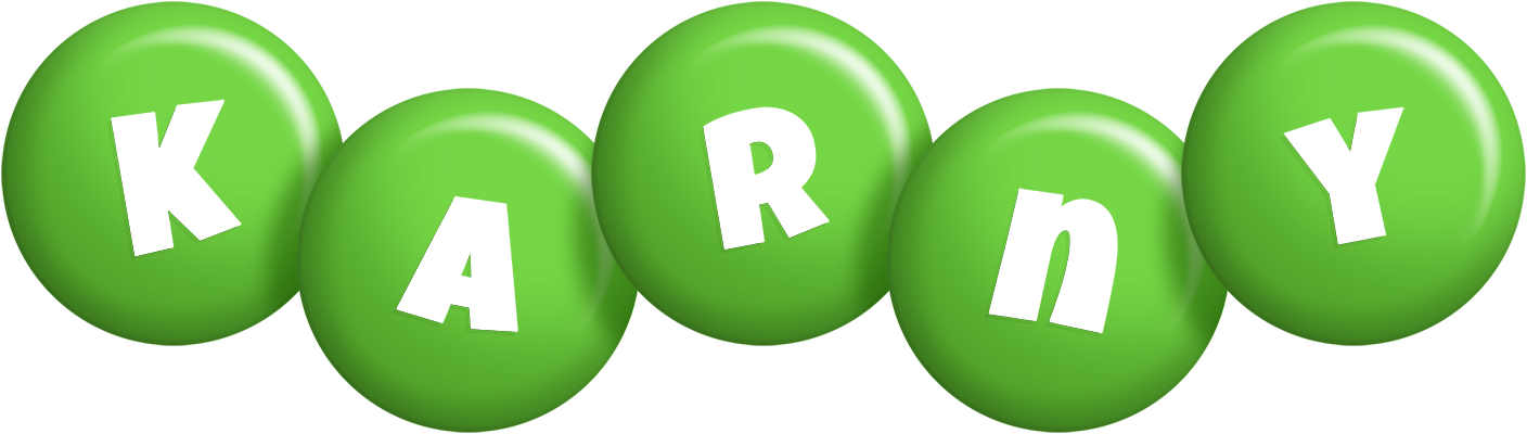 Karny candy-green logo