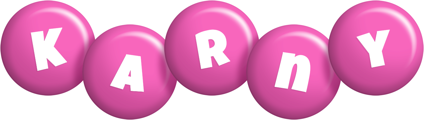 Karny candy-pink logo