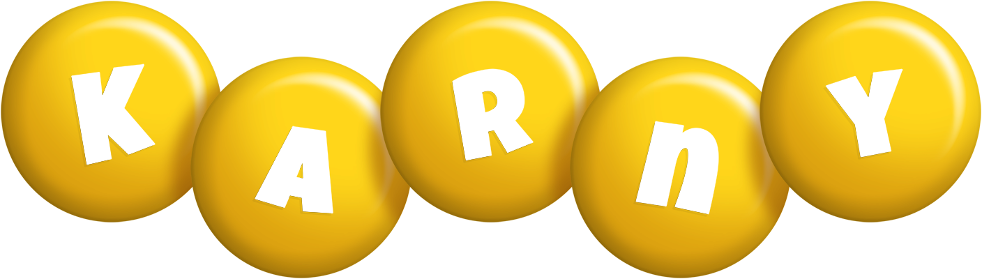Karny candy-yellow logo