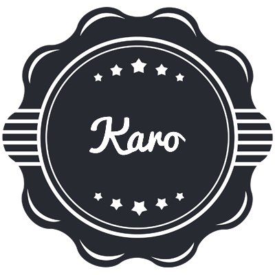 Karo badge logo