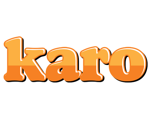 Karo orange logo