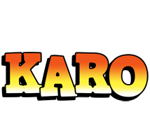 Karo sunset logo