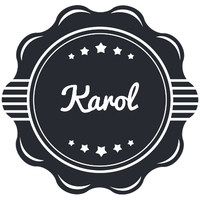 Karol badge logo