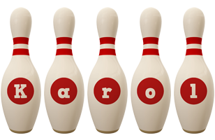 Karol bowling-pin logo