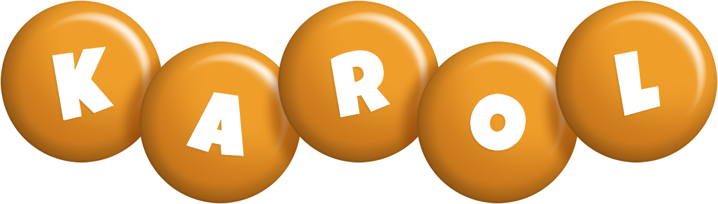 Karol candy-orange logo