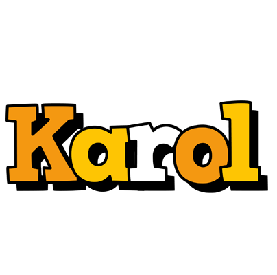 Karol cartoon logo
