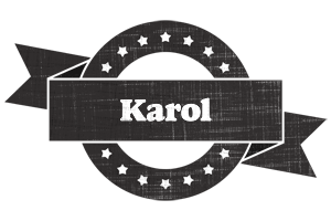 Karol grunge logo