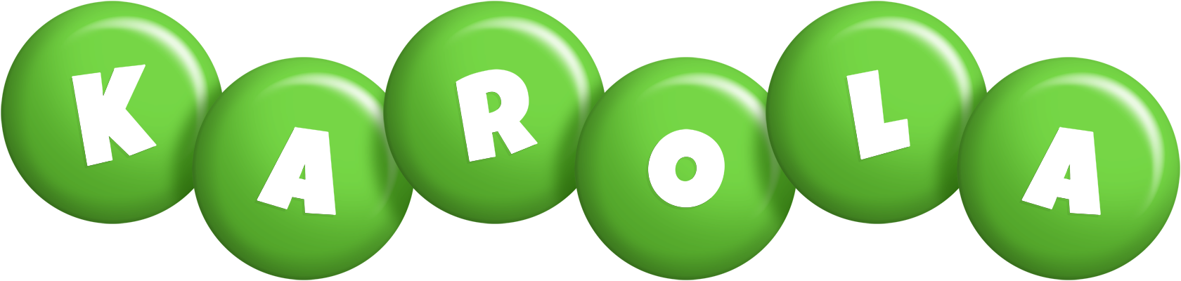 Karola candy-green logo