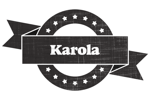 Karola grunge logo