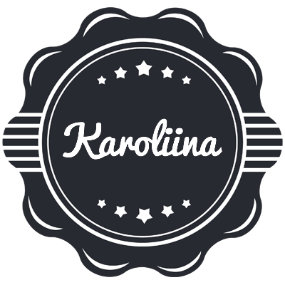 Karoliina badge logo