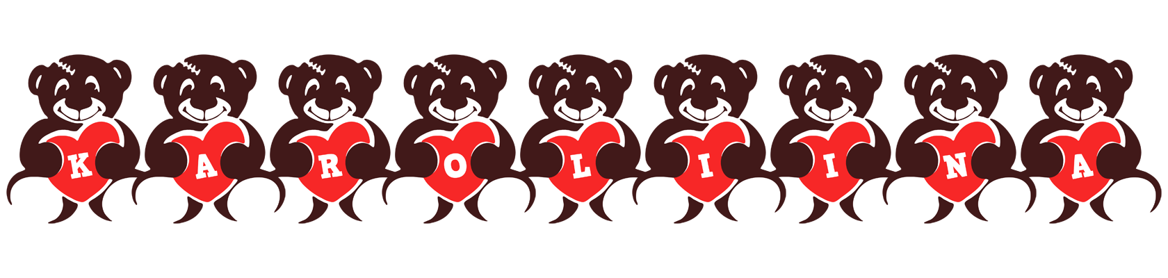Karoliina bear logo
