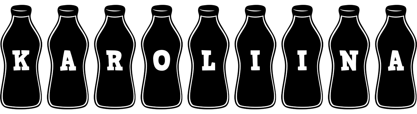 Karoliina bottle logo