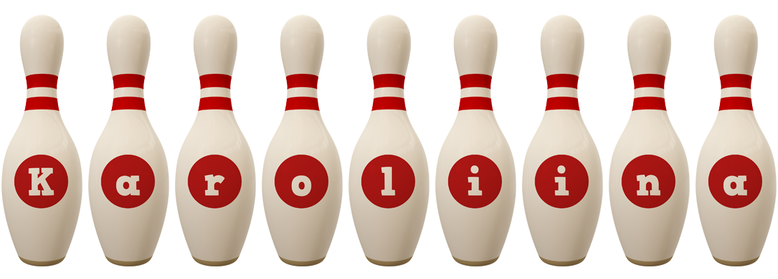 Karoliina bowling-pin logo