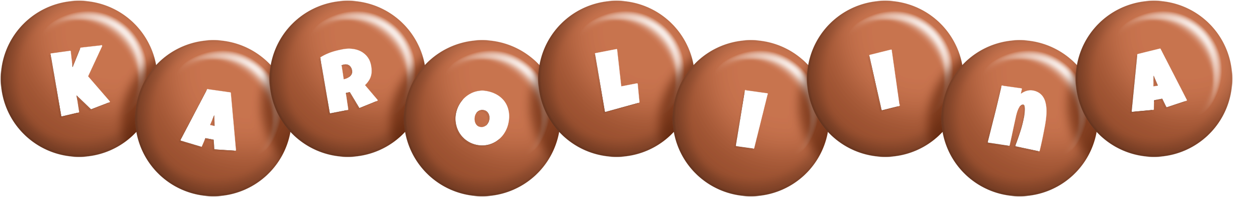 Karoliina candy-brown logo