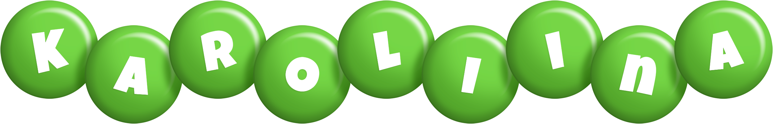 Karoliina candy-green logo