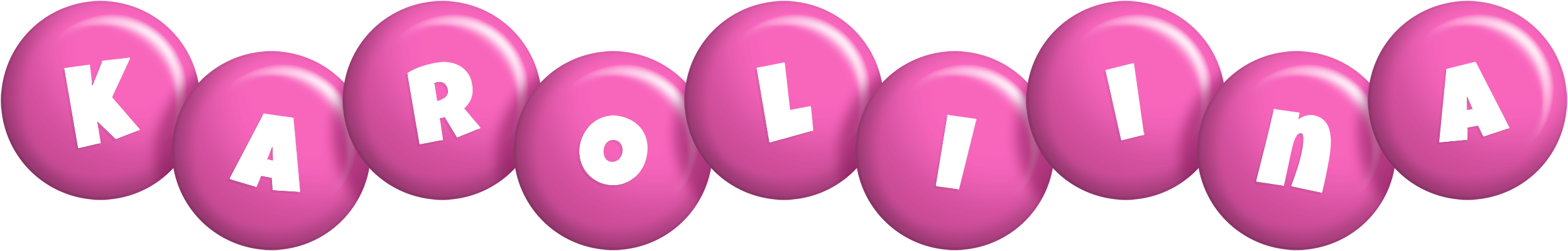 Karoliina candy-pink logo