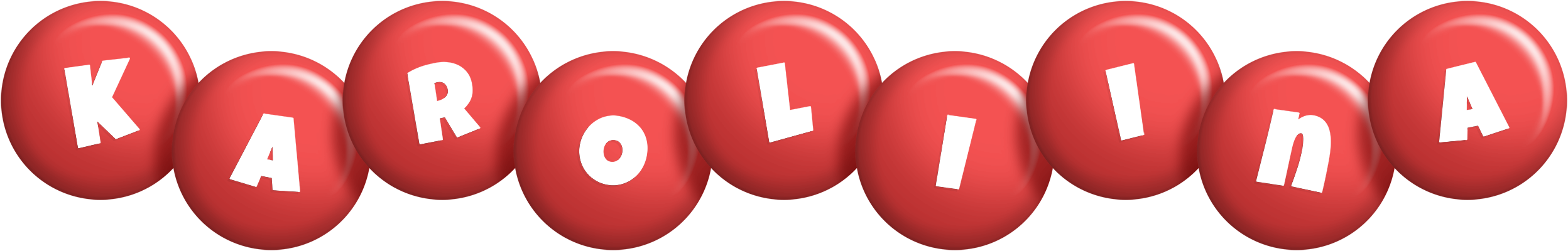 Karoliina candy-red logo