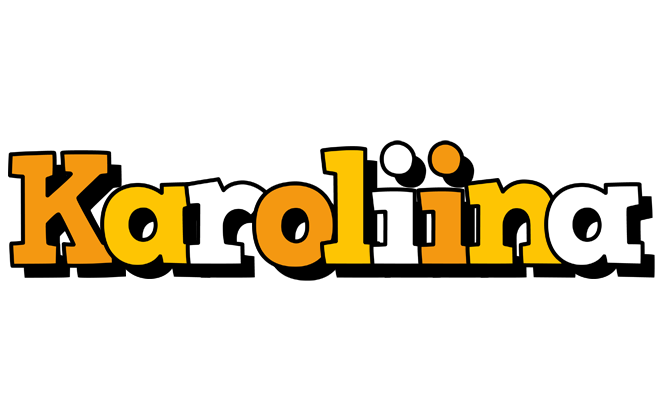 Karoliina cartoon logo