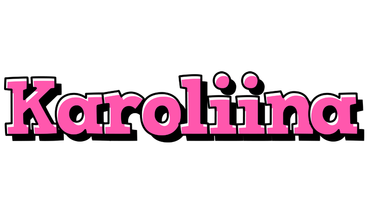 Karoliina girlish logo