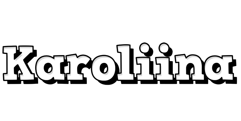 Karoliina snowing logo