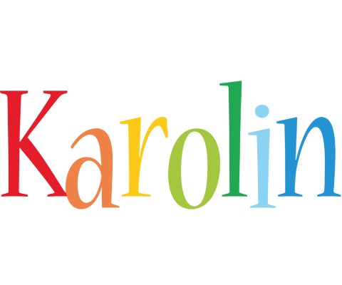 Karolin birthday logo