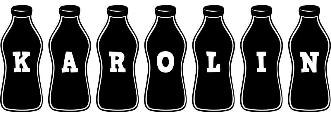 Karolin bottle logo