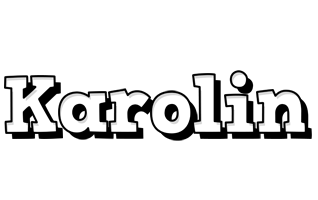 Karolin snowing logo