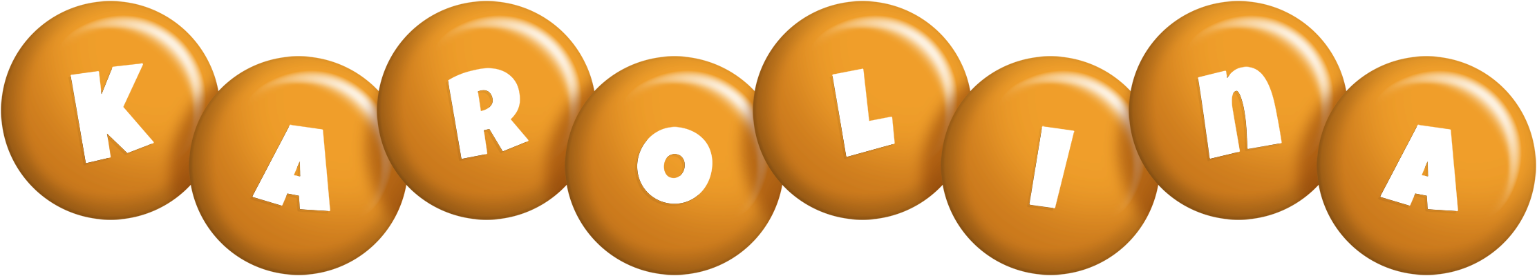 Karolina candy-orange logo