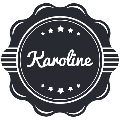 Karoline badge logo