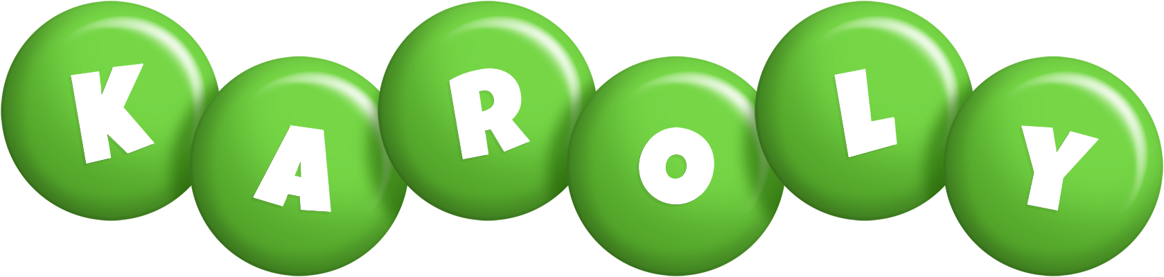 Karoly candy-green logo