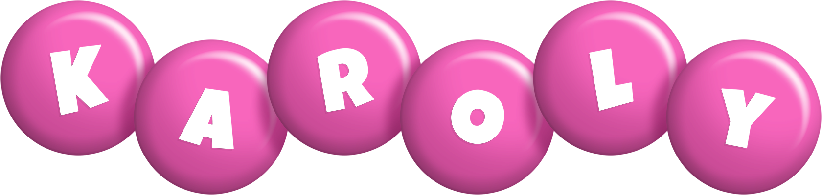 Karoly candy-pink logo