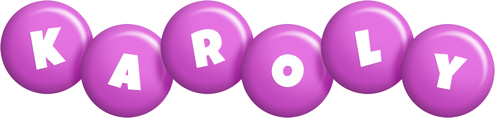 Karoly candy-purple logo