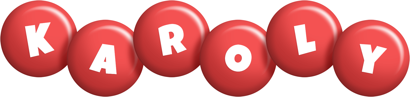 Karoly candy-red logo