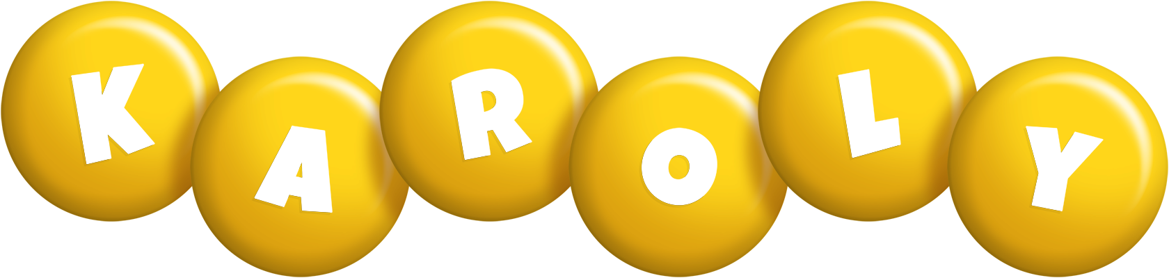Karoly candy-yellow logo