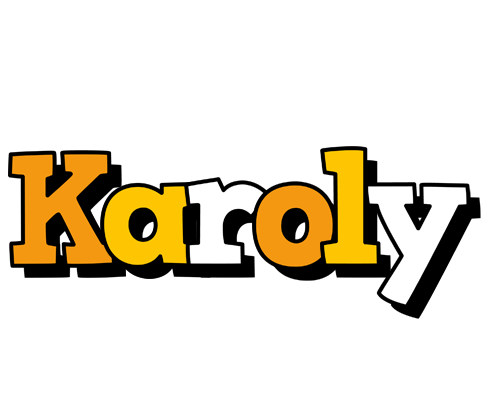 Karoly cartoon logo