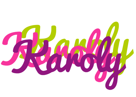 Karoly flowers logo