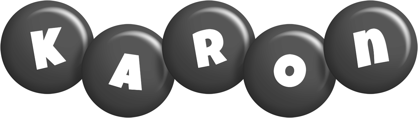 Karon candy-black logo