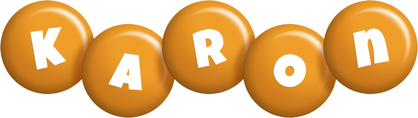 Karon candy-orange logo