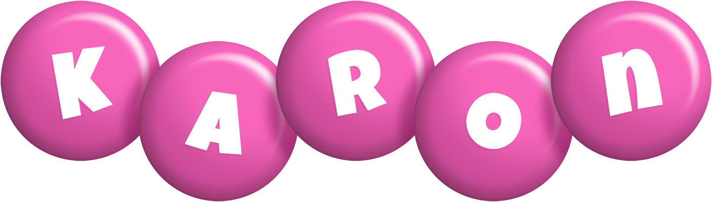 Karon candy-pink logo
