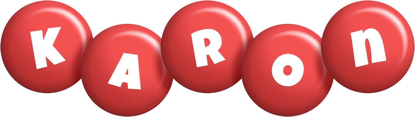 Karon candy-red logo