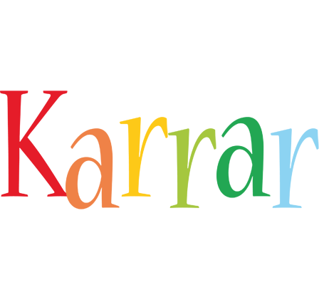 Karrar birthday logo