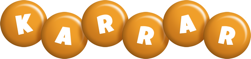 Karrar candy-orange logo