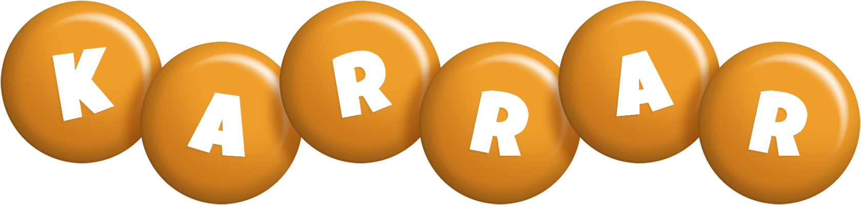 Karrar candy-orange logo