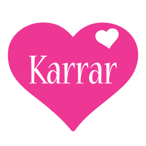 Karrar love-heart logo