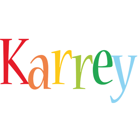 Karrey birthday logo