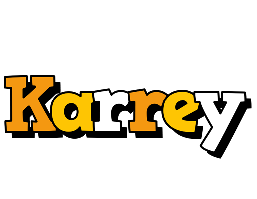Karrey cartoon logo